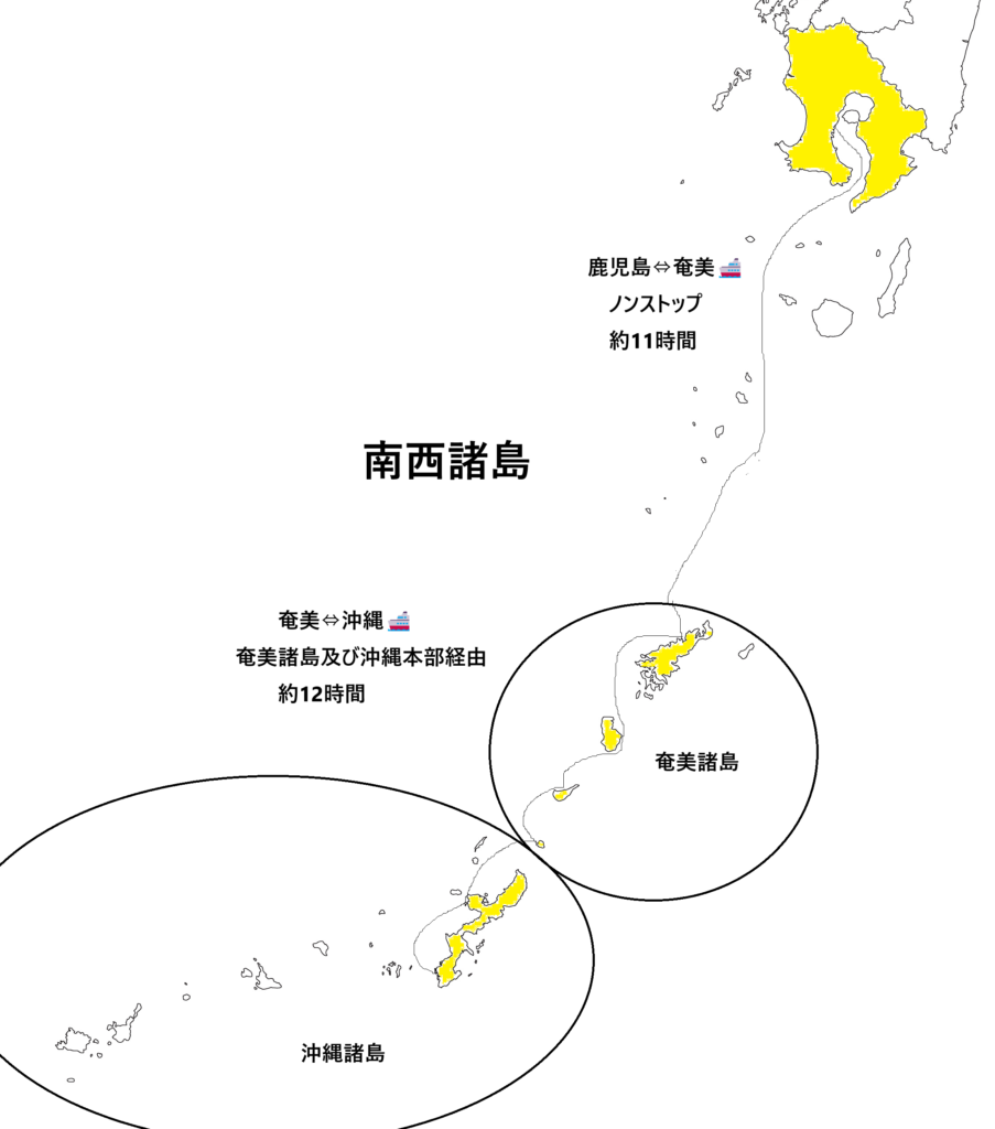 鹿児島-沖縄フェリー航路