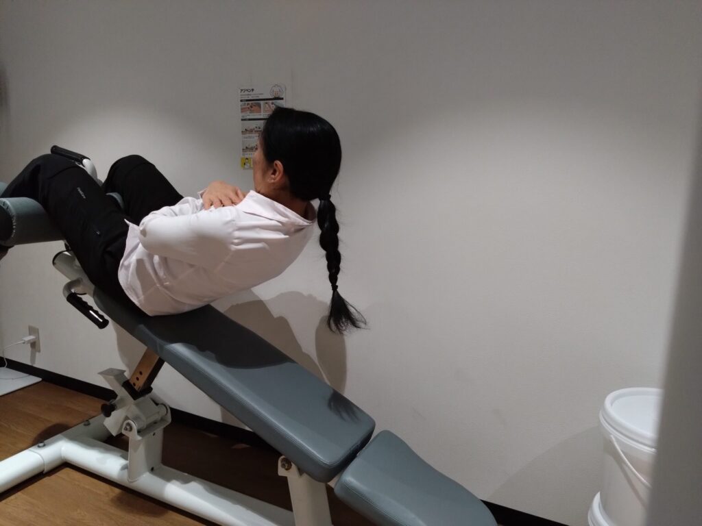 仕事帰りの腹筋台